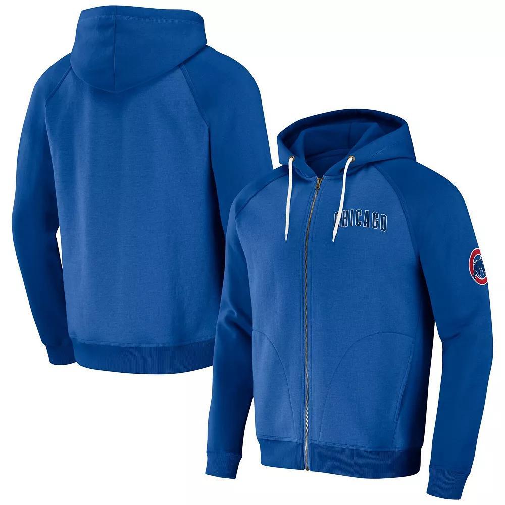 Men's NFL x Darius Rucker Collection by Fanatics Royal Indianapolis Colts Raglan Full-Zip Hoodie, Size: Small, Blue Product Image