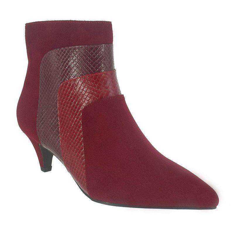 Impo Eila Multi Texture Women's Ankle Boots, Size: 6, Earth Team Product Image