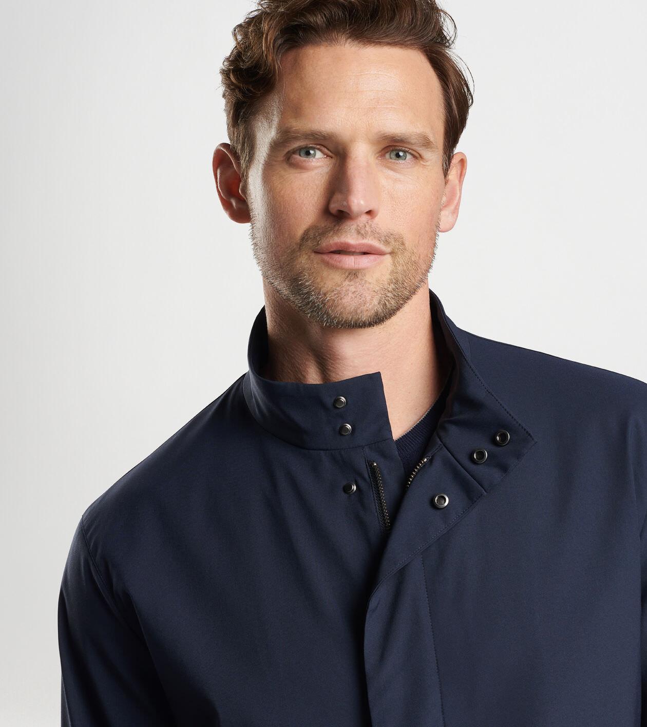 Peter Millar Mens Madison City Coat | Color: Navy | Size: XXL Product Image