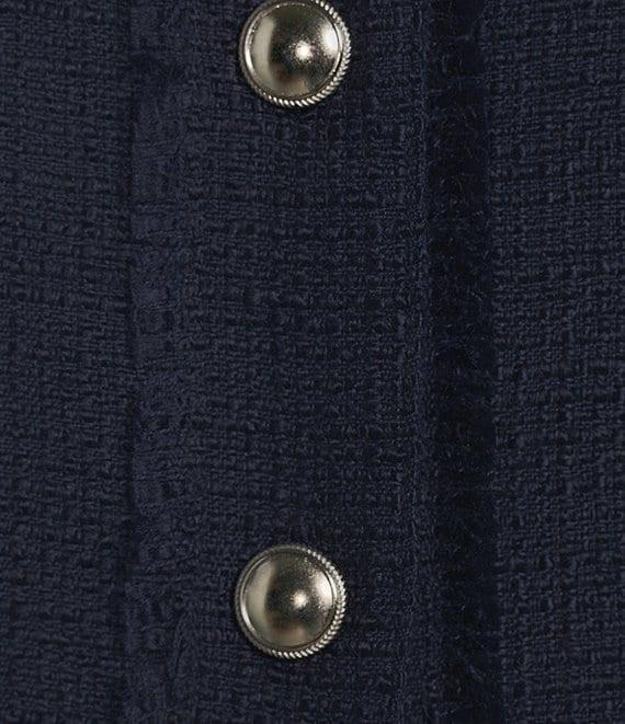 Allison Daley Petite Size Long Sleeve Full Front Button Lined Jacket Product Image