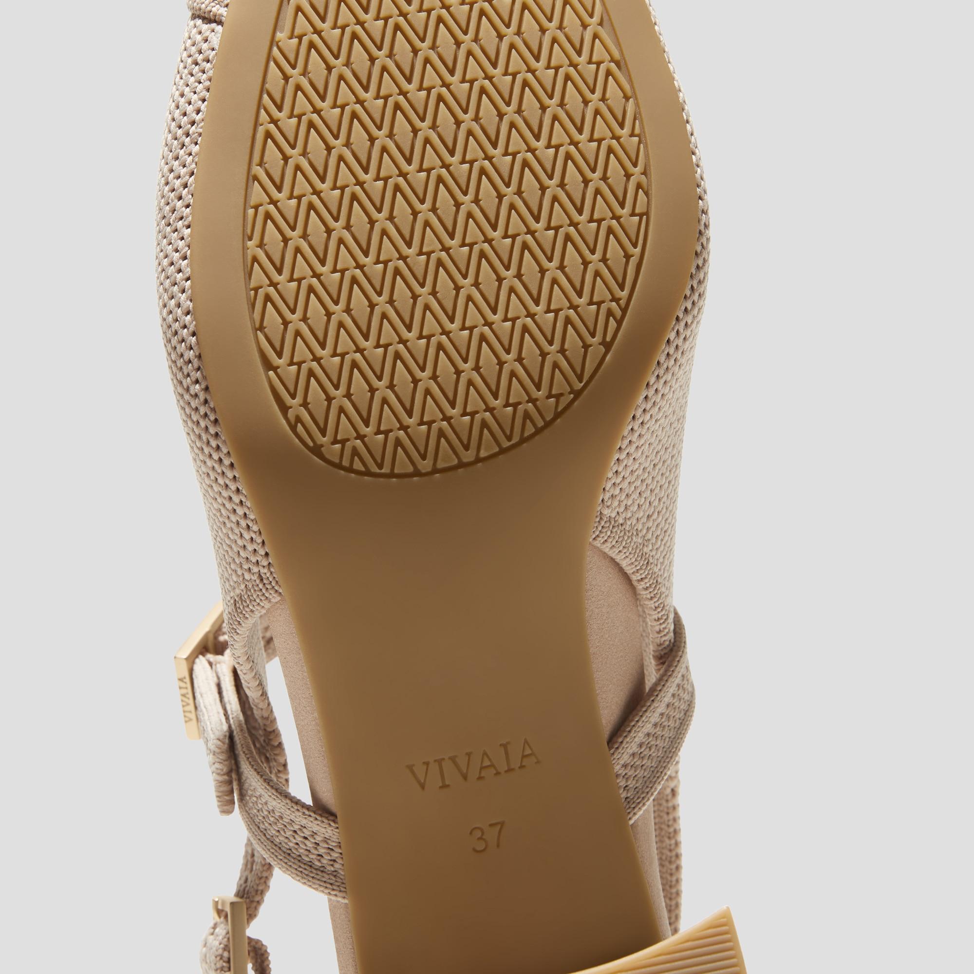 Almond-Toe Slingback Mary-Jane Sandals (Juliana) Product Image