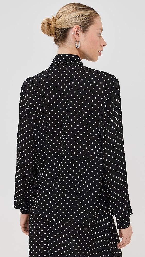 WARDROBE.NYC Silk Blouse | Shopbop Product Image