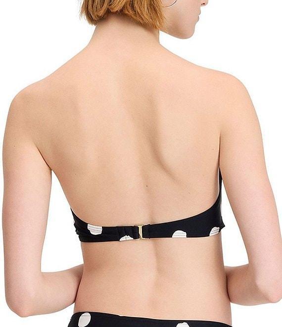 kate spade new york Dotted Print High Cut Leg Hipster Swim Bottom Product Image