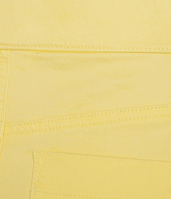 Intro Straight Slim Leg Frayed Hem Capri Pull-On Pants Product Image