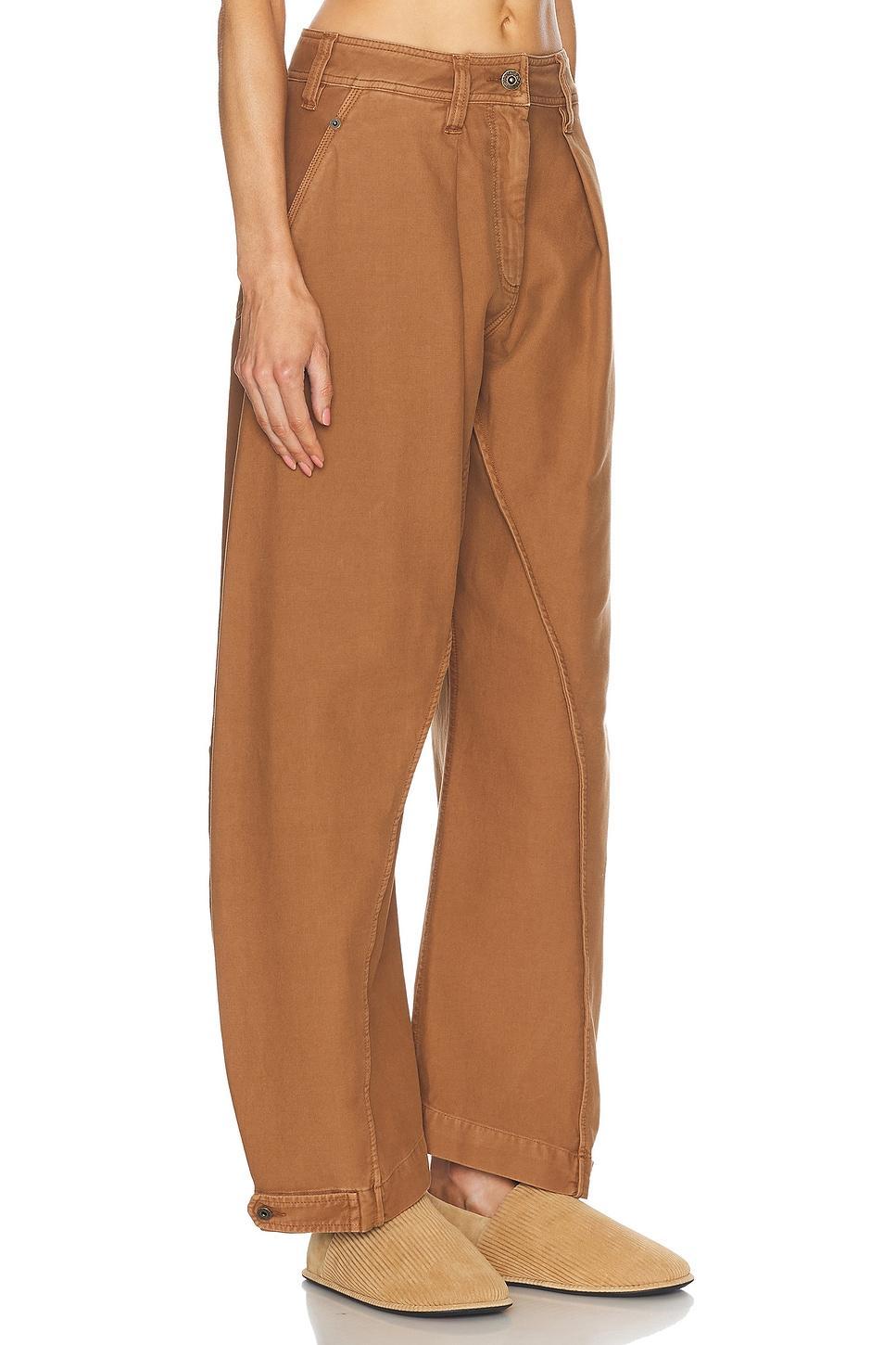JW ANDERSON Twisted Seam Trouser In Brown Product Image