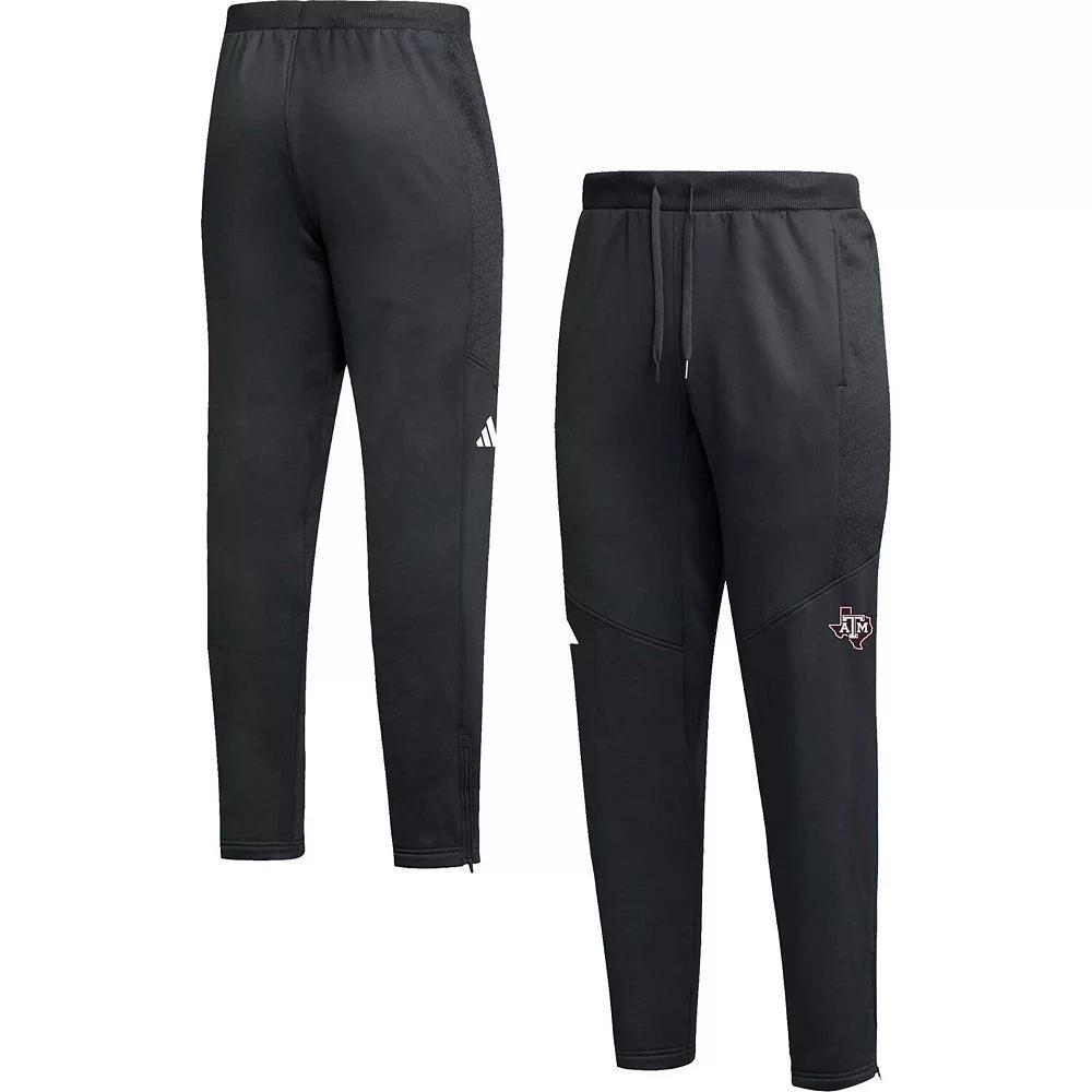 Men's adidas Black Texas A&M Aggies 2023 Travel AEROREADY Tapered Pants, Size: Small Product Image