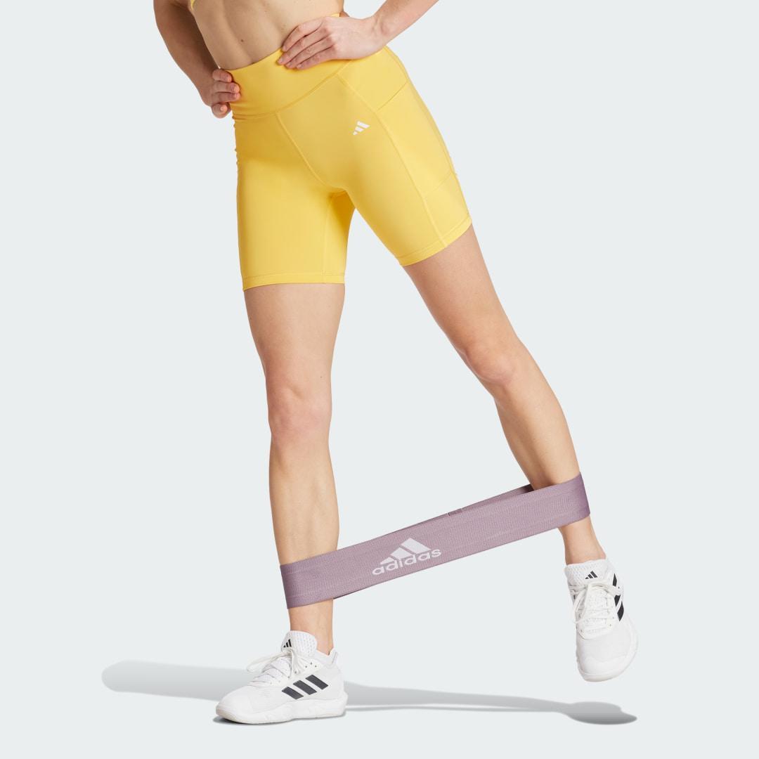 adidas Optime 7-Inch Leggings Core Black M Womens Product Image