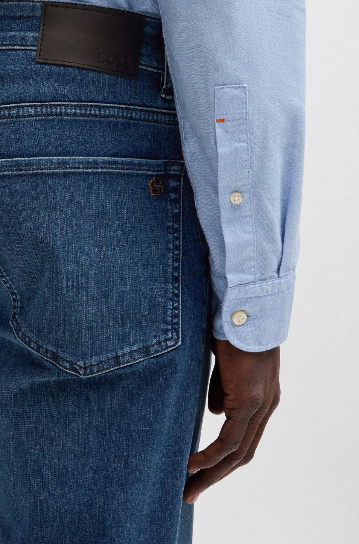Maine regular-fit jeans in blue soft-motion denim Product Image