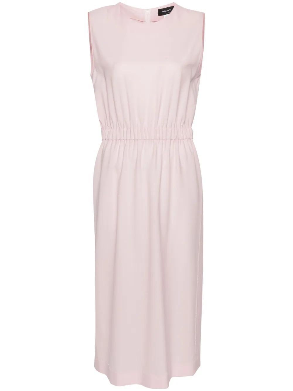 FABIANA FILIPPI Cool Merino Wool-blend Midi Dress In Multi Product Image