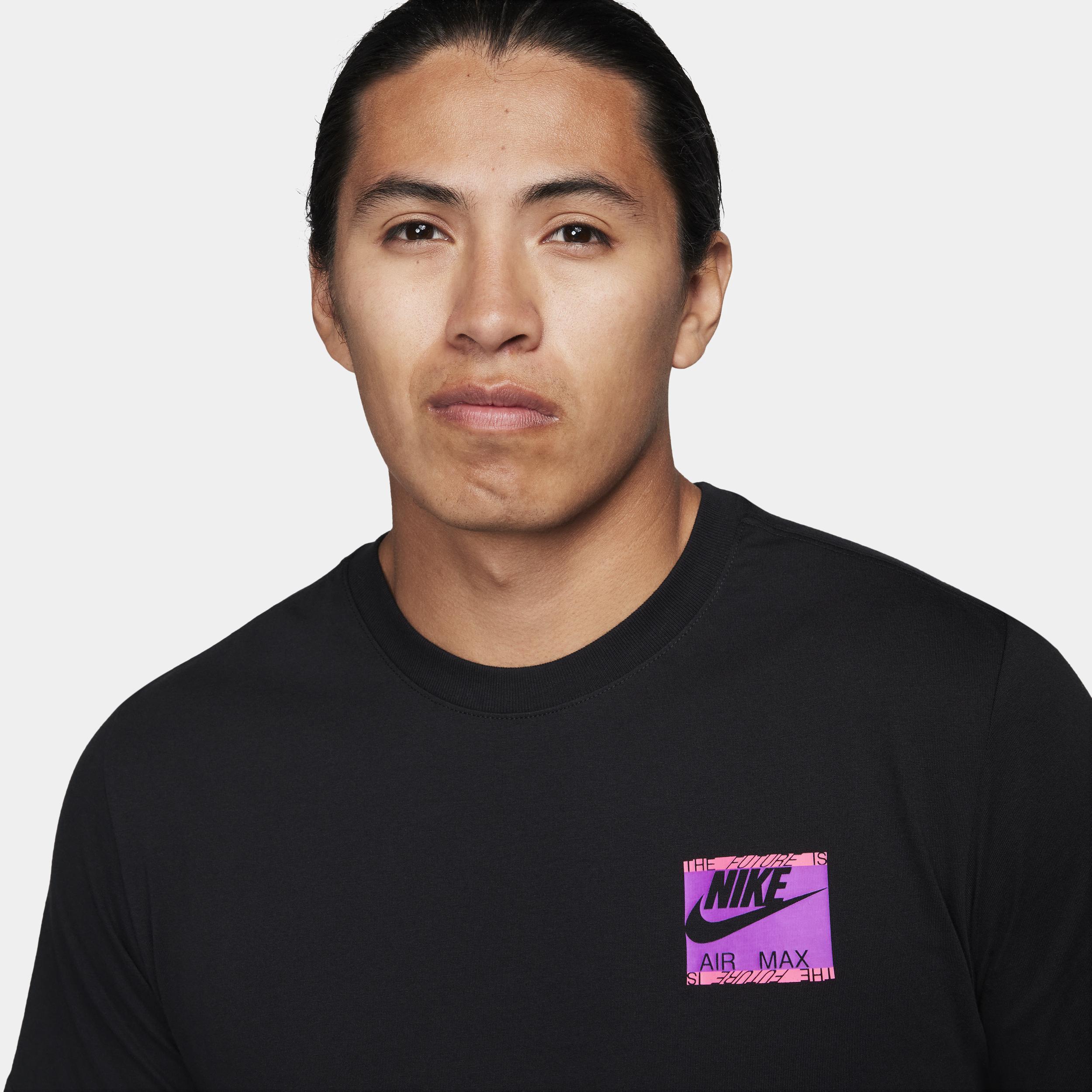 Nike Mens Nike NSW AM Day LBR Air T-Shirt - Mens Black Product Image