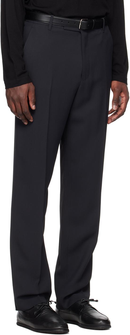 THE ROW Elijah Relaxed-leg Tailored Trousers In Dark Navy Product Image
