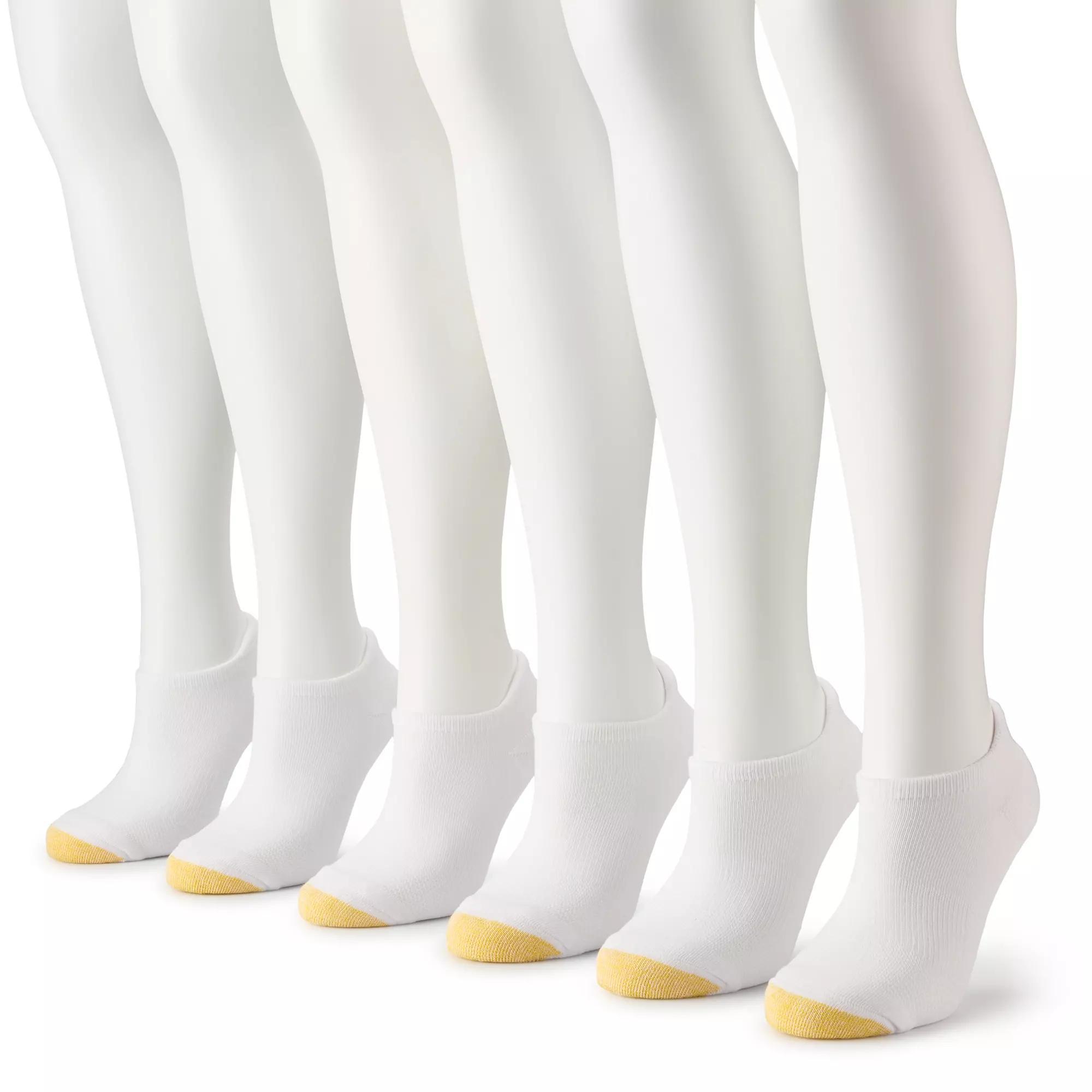 Womens GOLDTOE 6-Pack Vacay Cushion Tab No-Show Socks Product Image