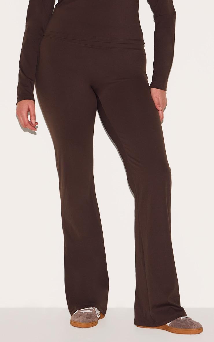 Espresso Sculpt Straight Leg Yoga Pants Product Image