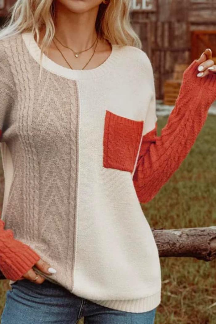 Color Block Sweater Product Image