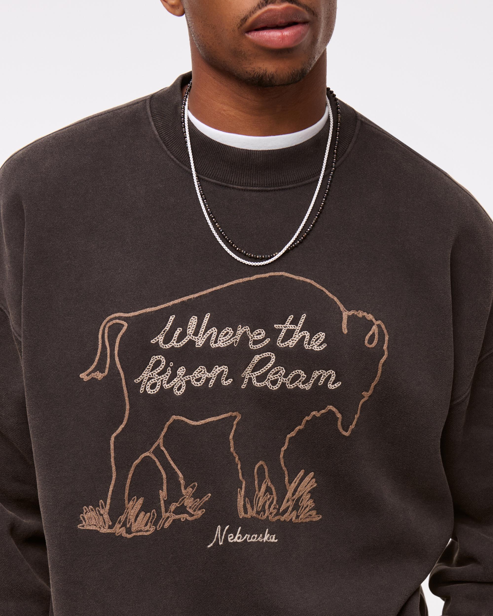 Western Graphic Popover Hoodie Product Image