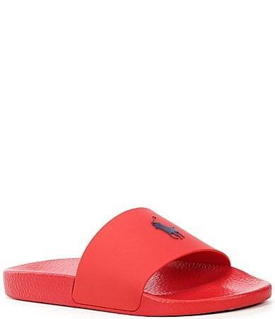 Polo Ralph Lauren Mens POLO Logo Pool Slides Product Image
