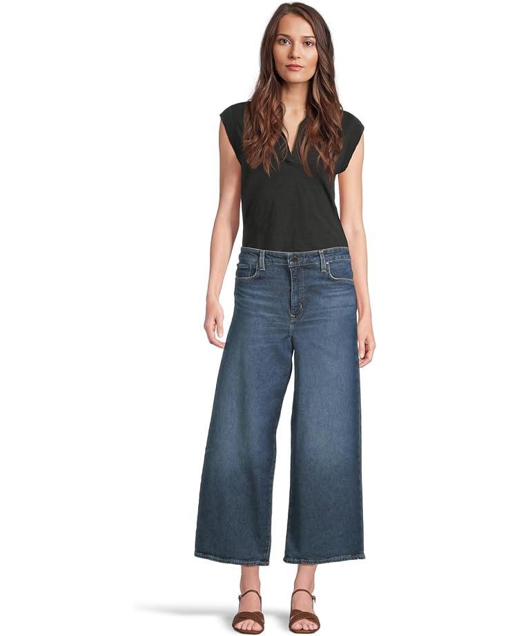 Stretch Chino Wide-Leg Cropped Pants Product Image