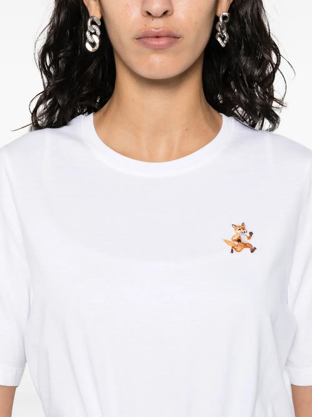 Speedy Fox-appliqué T-shirt Product Image