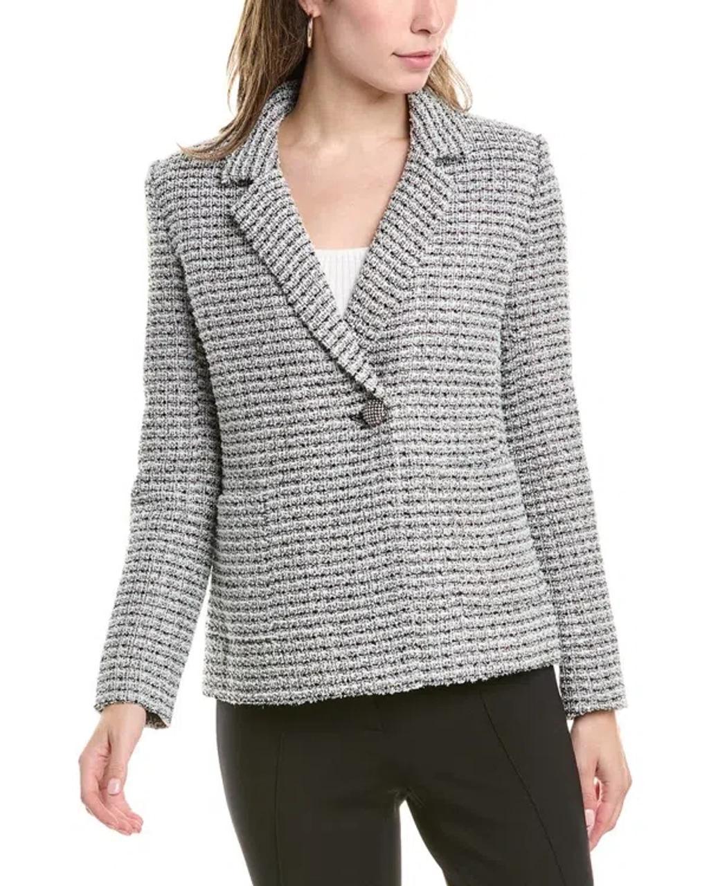 ST JOHN St. John Metallic Tweed Jacket Product Image