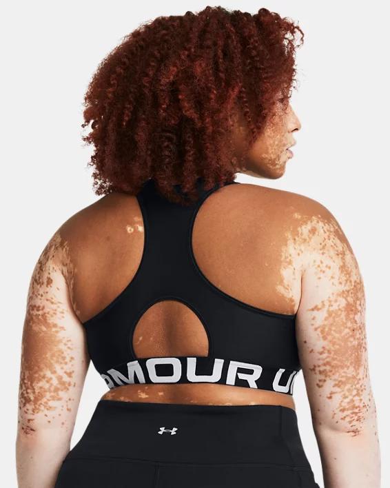 HeatGear Armour Mid Branded Womens Sports Bra Product Image