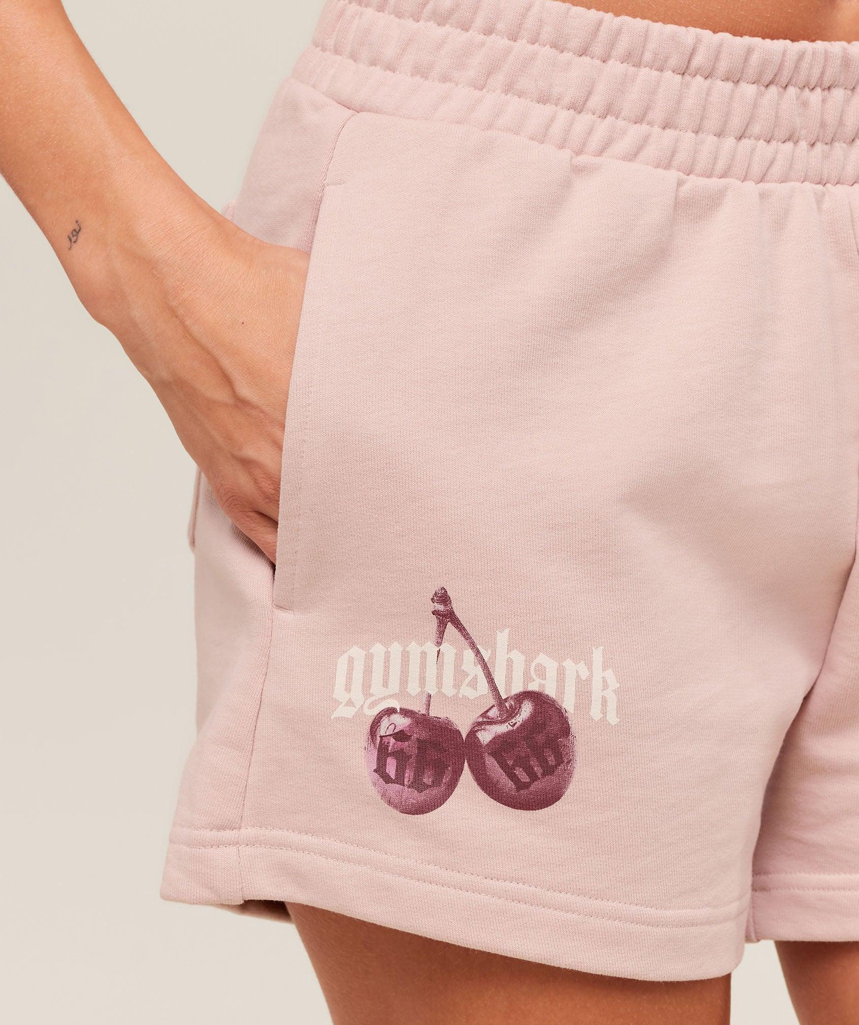 Gymshark Cherry Graphic Short - Lift Pink Female Product Image