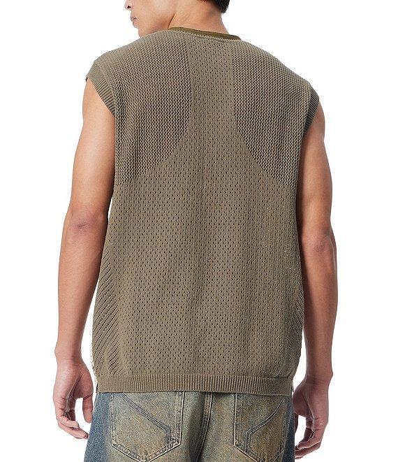 Cross Eyed Moose Sleeveless Court Sweater Tank Product Image