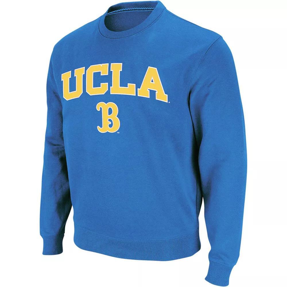 Men's Colosseum Maroon Boston College Eagles Arch & Logo Crew Neck Sweatshirt, Size: 2XL, Red Product Image