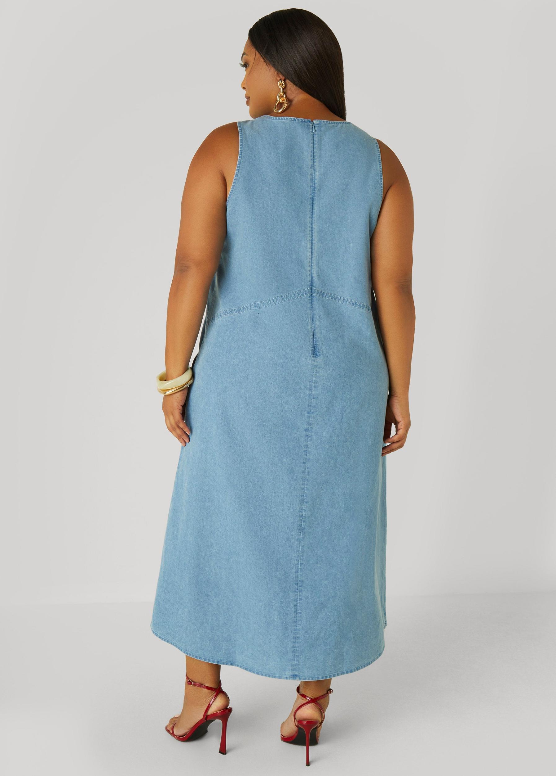Chambray Maxi Dress Product Image