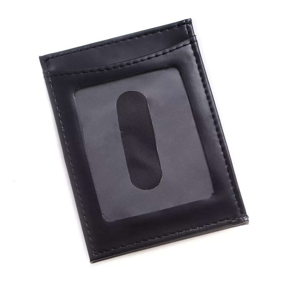 Men's Bey-Berk Leather Magnetic Money Clip Wallet, Black Product Image