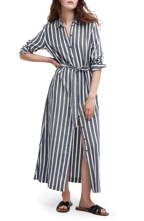 Womens Annalise Stripe Maxi Shirtdress Product Image