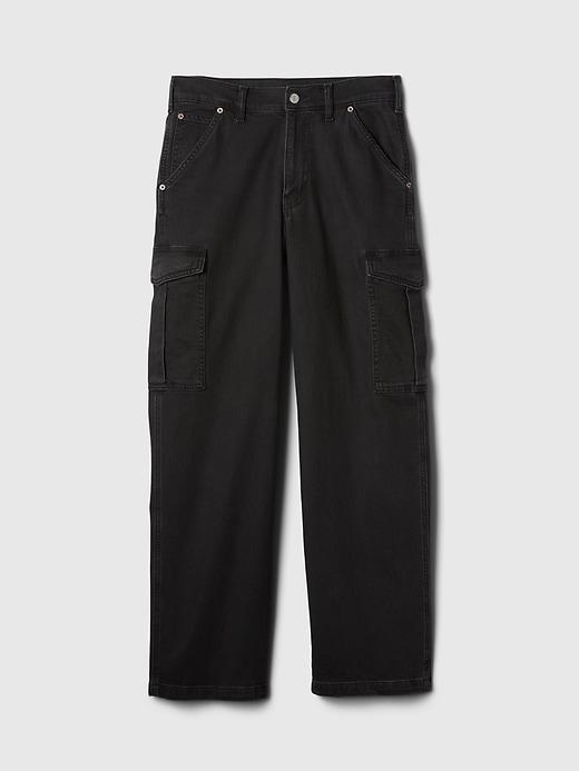 Mid Rise Corduroy '90s Loose Cargo Pants Product Image