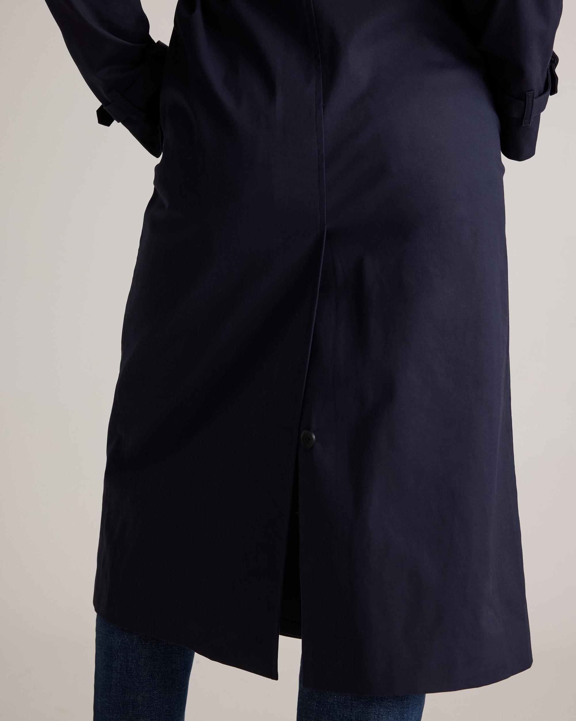 Quince | Women's Comfort Stretch Long Trench Coat Organic Cotton Product Image