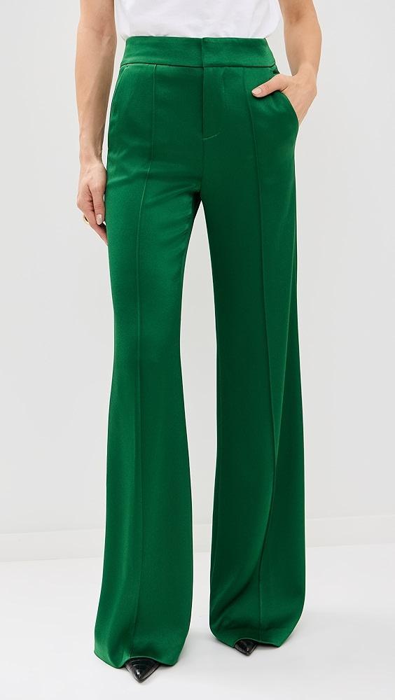 alice + olivia Dylan High Rise Wide Leg Pants | Shopbop Product Image