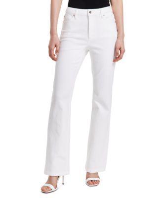 Anne Klein Womens High-Rise Bootcut Jeans Product Image