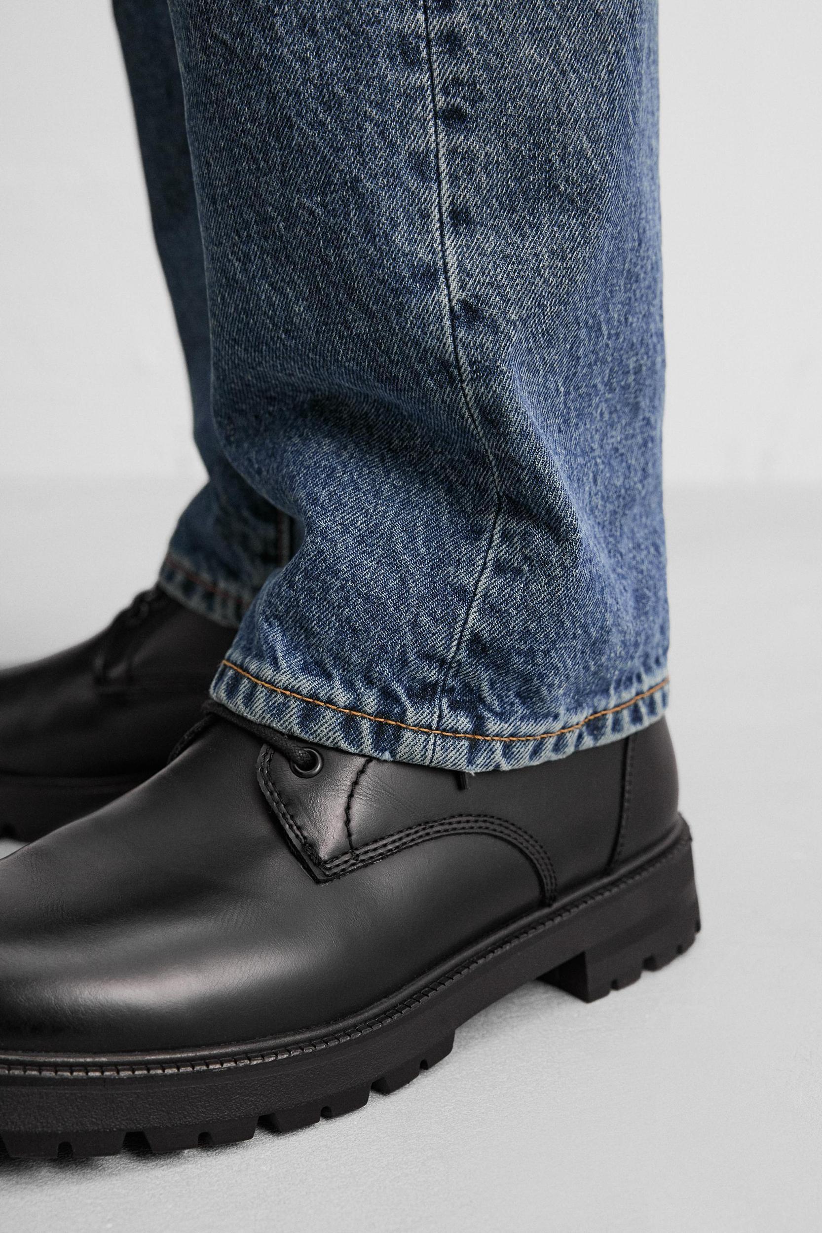 FLEECE LINED LACED BOOTS Product Image