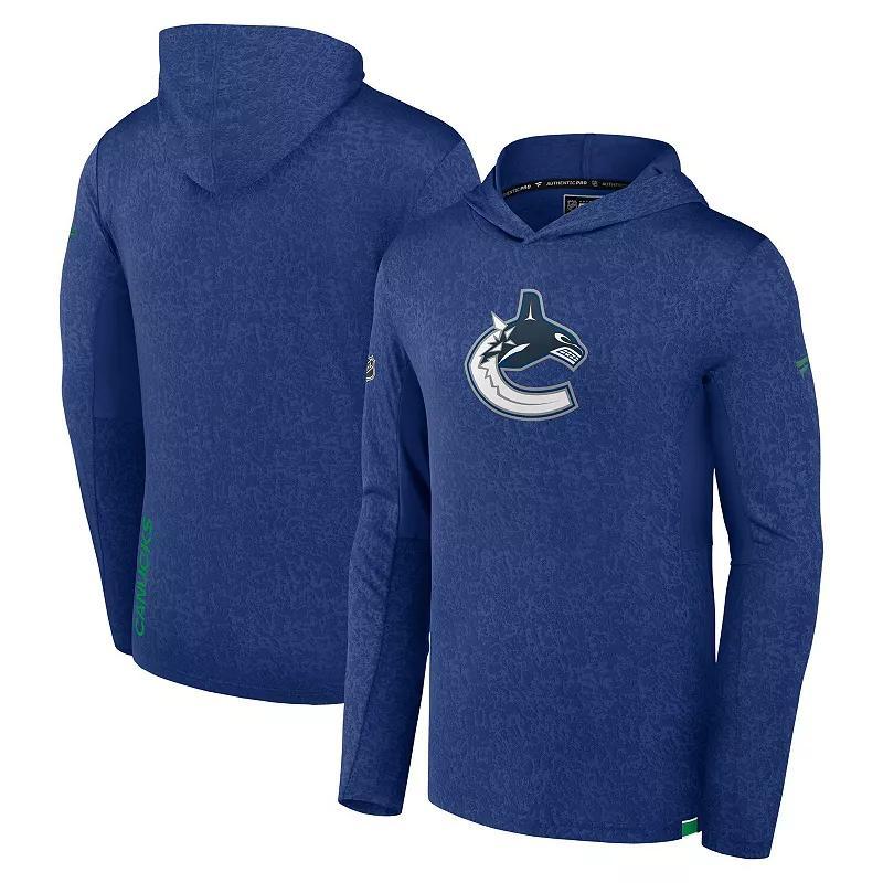Men's Fanatics Branded  Deep Sea Blue Seattle Kraken Authentic Pro Lightweight Pullover Hoodie, Size: Small, Krk Blue Product Image