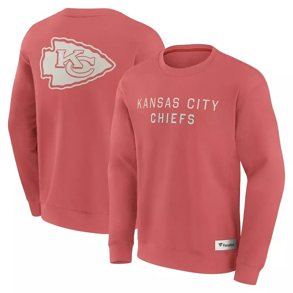 Men's Fanatics Red Kansas City Chiefs Elements Future Ground Lettering Pullover Sweatshirt, Size: 5XL Product Image