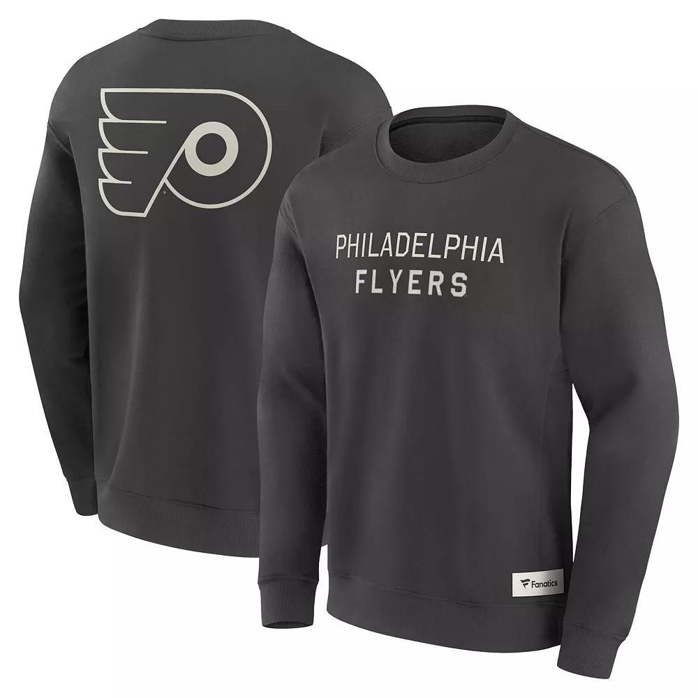 Men's Fanatics Charcoal Philadelphia Flyers Elements Future Ground Lettering Pullover Sweatshirt, Size: Medium, Fly Charco Product Image