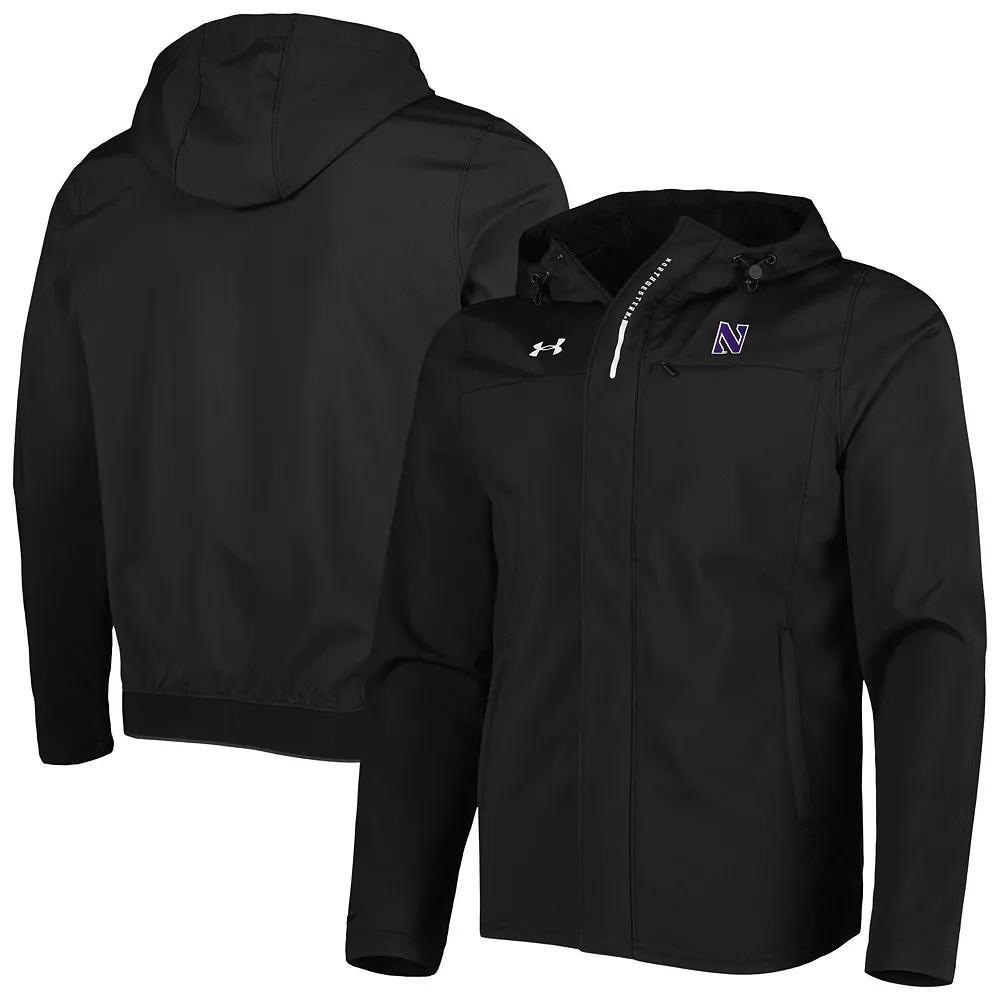 Mens Under Armour Northwestern Wildcats Swoven Performance Full-Zip Jacket Product Image
