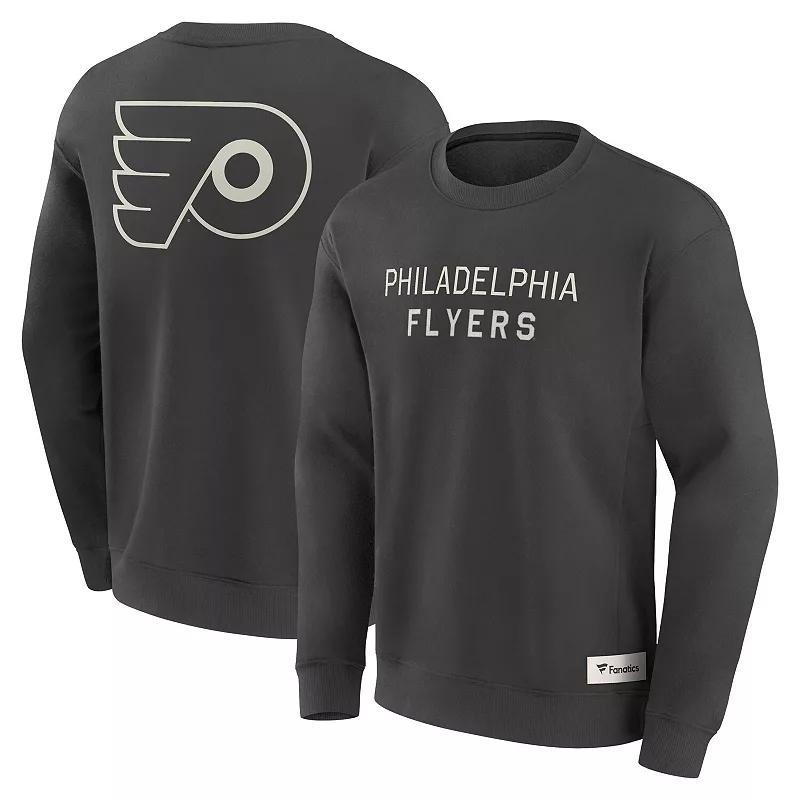 Men's Fanatics Charcoal Philadelphia Flyers Elements Future Ground Lettering Pullover Sweatshirt, Size: Medium, Fly Charco Product Image