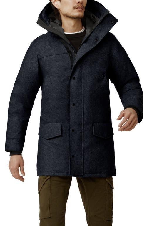 Canada Goose Langford Hooded Wool Blend Down Parka Product Image