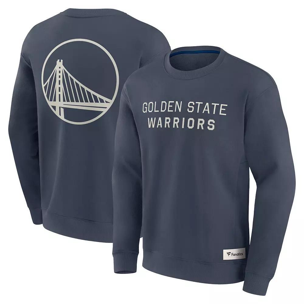 Men's Fanatics Blue Golden State Warriors Future Ground Lettering Elements Premium Pullover Sweatshirt, Size: XS Product Image