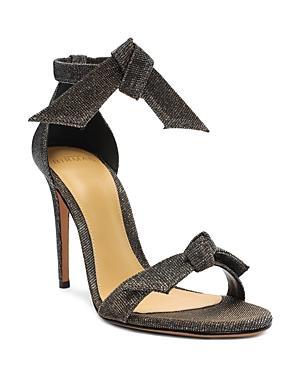 Clarita Bow Metallic Evening Sandals Product Image
