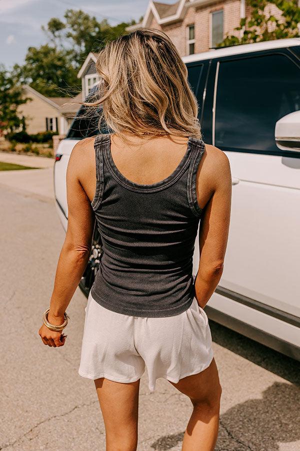 Take A Holiday Shorts In Light Stone Product Image
