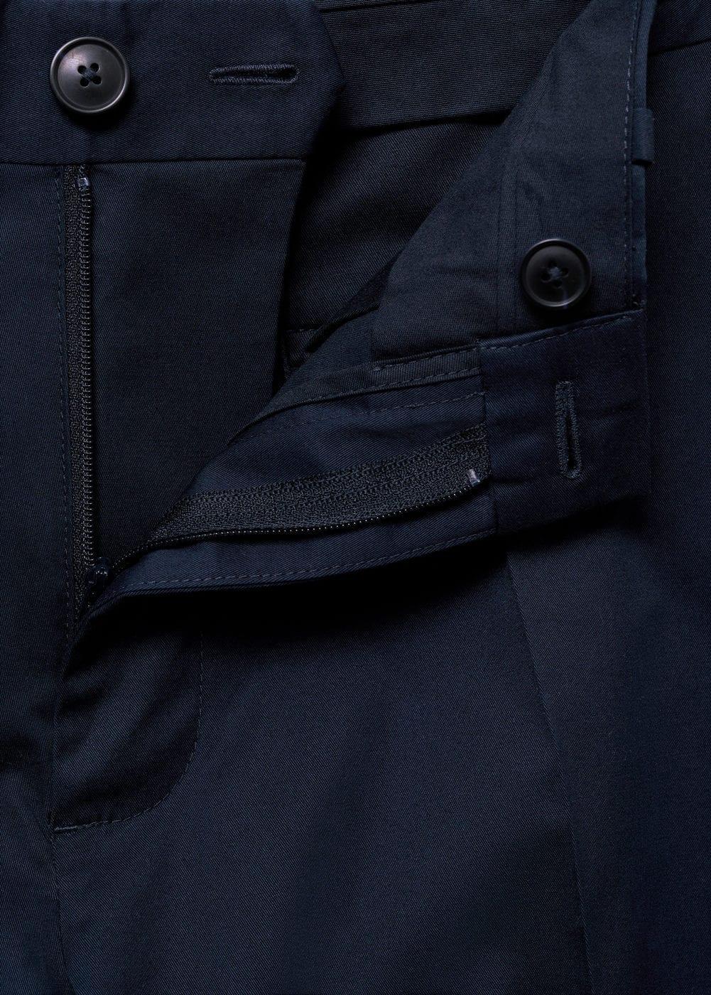 Regular fit structure cotton trousers - Men | MANGO USA Product Image