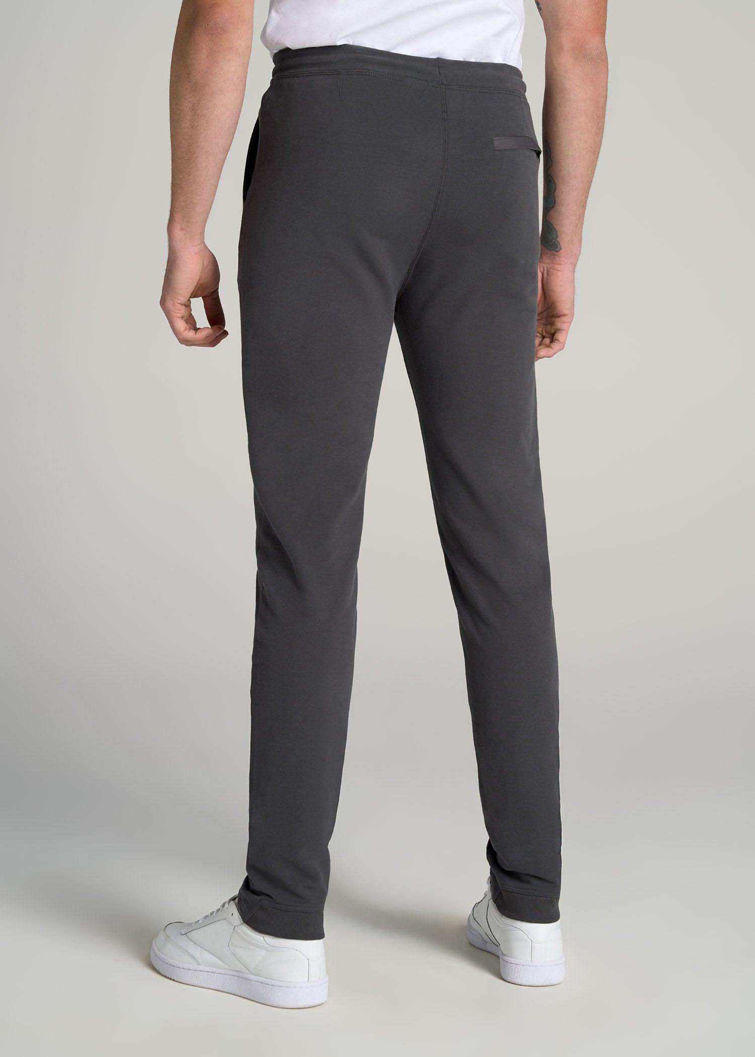 Microsanded French Terry Sweatpants for Tall Men in Army Brush Male Product Image