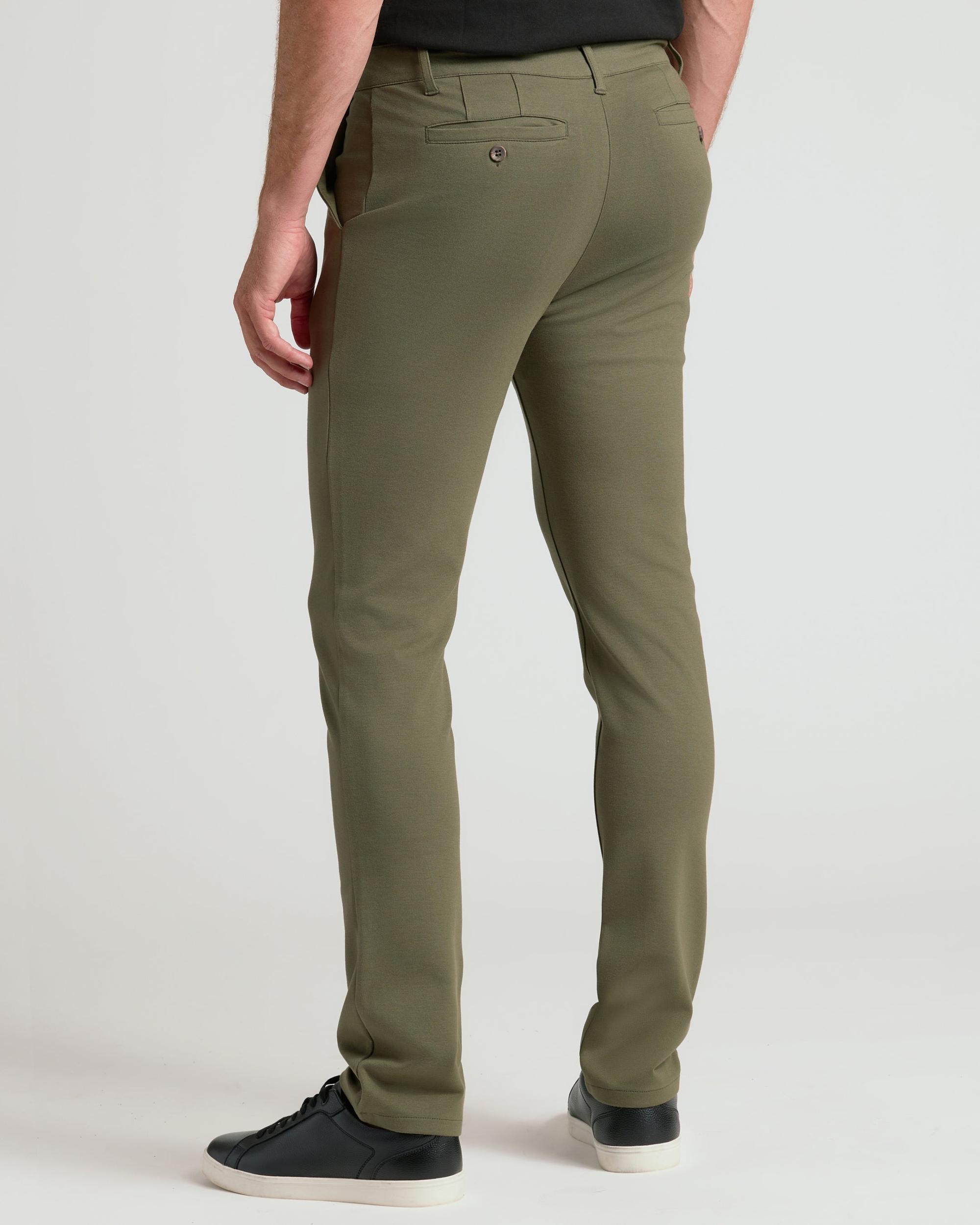 Suede Brown Slim Comfort Knit Chino Pant Product Image