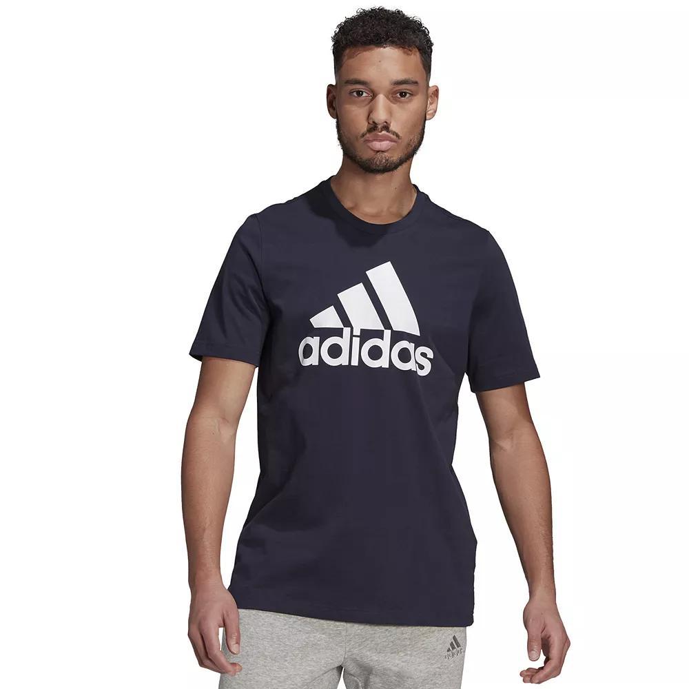 Mens adidas Classic Badge of Sport Tee Better Red Product Image