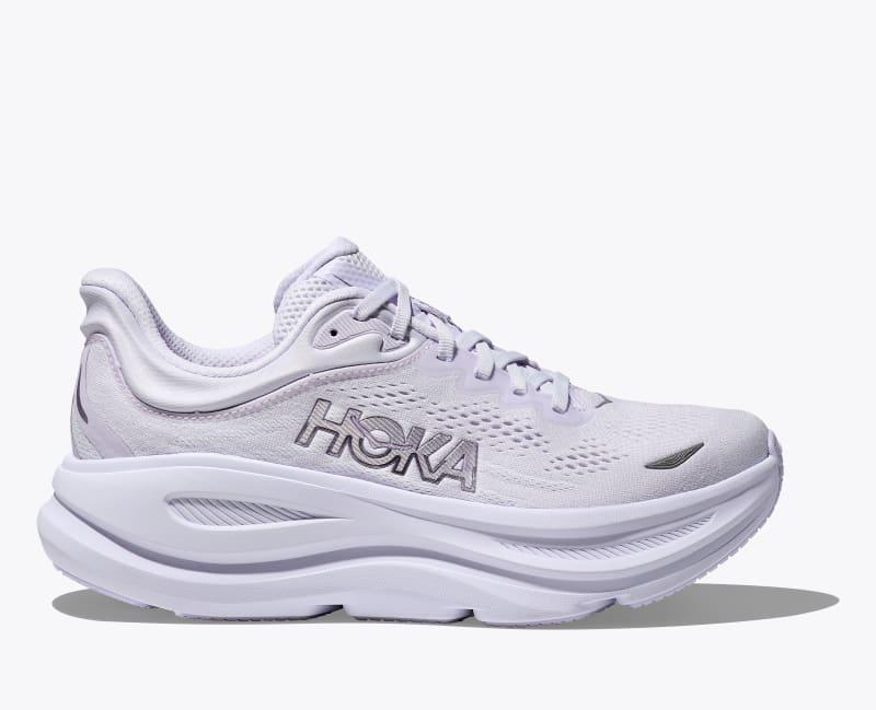 HOKA Men's Bondi 9 Shoes in Galactic Grey/Stellar Grey, Size 15 Product Image