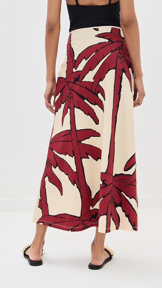Johanna Ortiz Palms Breath Of Life Midi Skirt | Shopbop Product Image